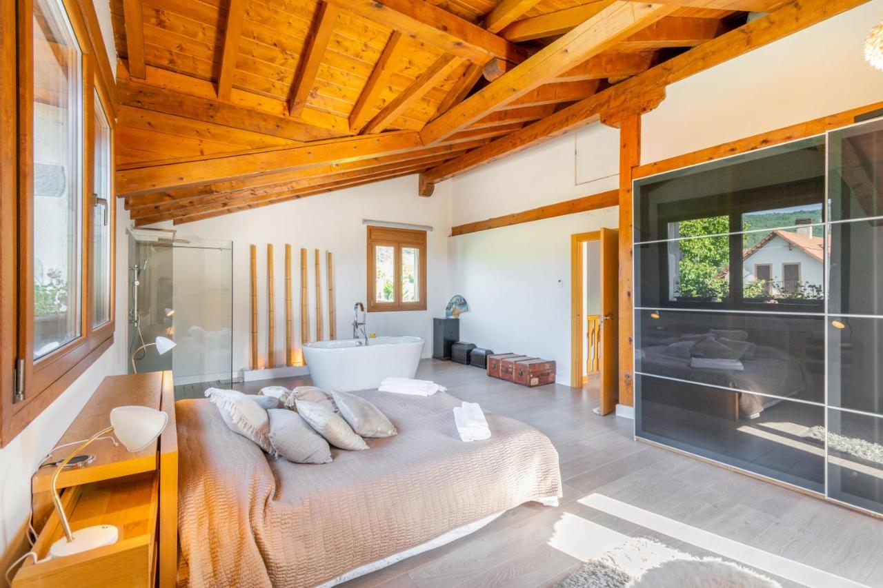 Casa Patxi, Espectacular Casa Rural Proxima A Pamplona Larrasoana 외부 사진